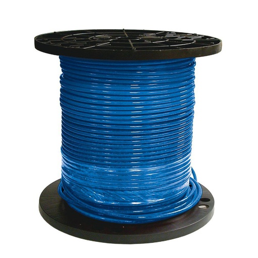 [CAB.01.106] [027070AZ-B] Cable THHN 4 Awg azul bobina 152.4M