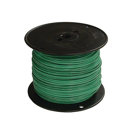 [CAB.01.118] Cable THHN 4 Awg verde bobina 152.4 metros