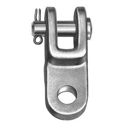 [HYA.03.134] HUBBELL Horquilla Y-Clevis giratoria con ojo tipo YYC, galvanizada, tensión máxima hasta 30,000 lbs
