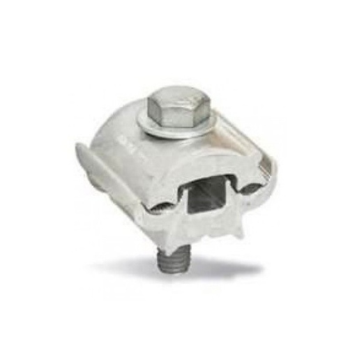 [CAB.06.155] [GPAL-49-1] Grapa paralela de aluminio para hilo de guarda de 1 tornillo para cable 10AWG (6mm²) a 397,5MCM (240mm²)