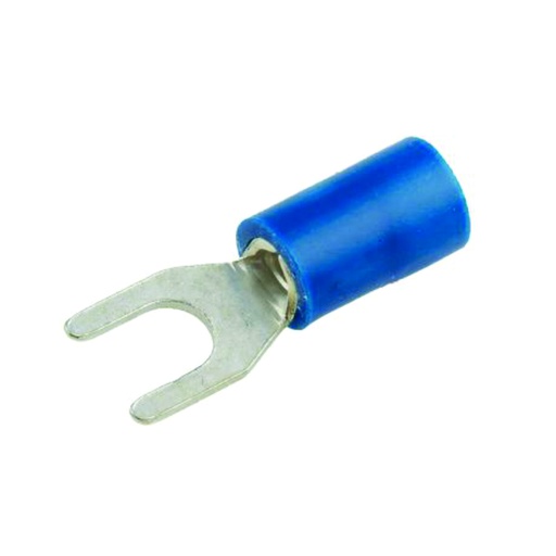 [CAB.09.146] Terminal en U aislado TPF-2.5-4 azul para cable 16-14 AWG