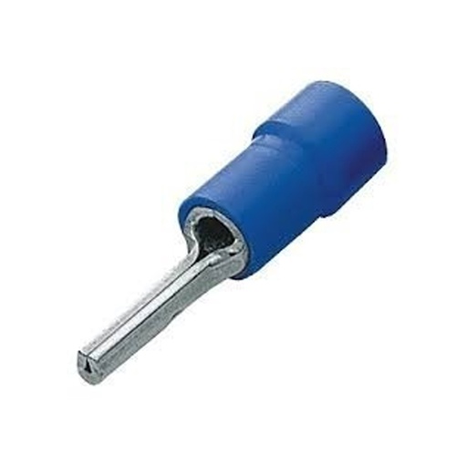 [CAB.09.116] [TPP-22-L] Terminal de pin aislado TPP-22-L azul para cable 16-14 AWG