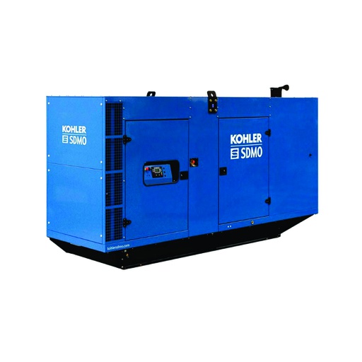 [GYC.07.185] KOHLER-SDMO Generador 500 Kw, sin cabina, 3PH, voltaje de conexión 208V, con pantalla de sincronismo, Nema 1, motor Volvo