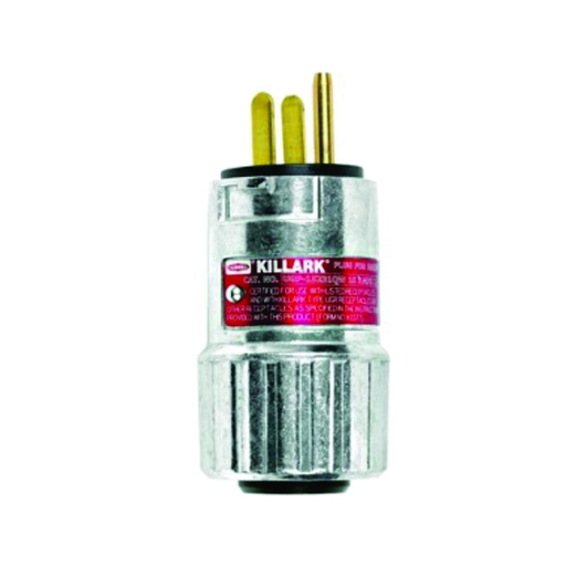 [WIR.03.071] KILLARK UGP-20231 Enchufe de aluminio intercambiable 2P, 20A, 125V, configuración NEMA L5-20P