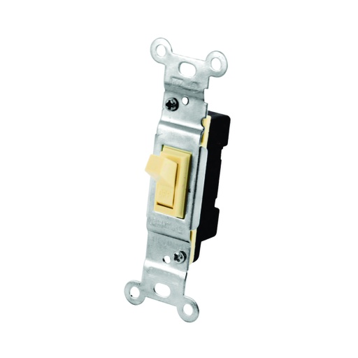 [WIR.03.786] Interruptor sencillo 15A, 120-277V, 3 way, light almond, UL