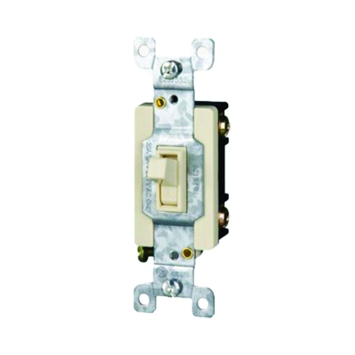 [WIR.03.788] Interruptor sencillo 20A, 120-277V, light almond, UL