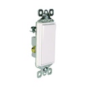 Interruptor sencillo decorativo 15A, 120-277V, 3 way, blanco, UL