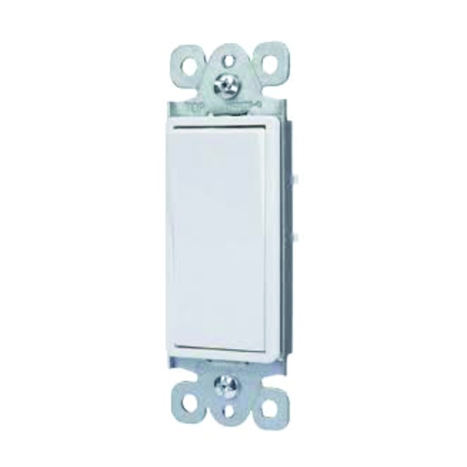 [WIR.03.777] [YQLDS315-QW] Interruptor sencillo decorativo iluminado 15A, 120-277V, 3 way, blanco, UL