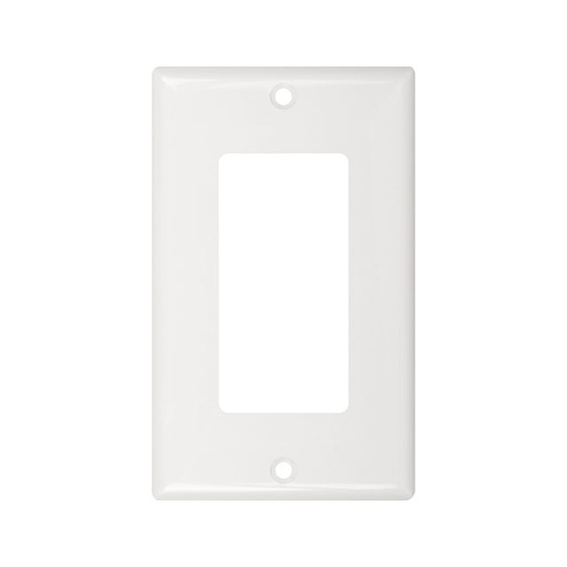 [WIR.03.769] [8831W] Placa decorativa plástica de pared, 1 Gang, blanco, UL