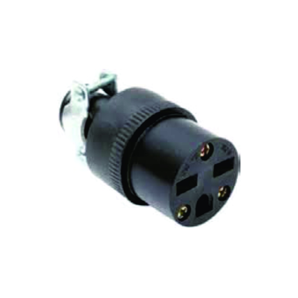 Tomacorriente con abrazadera 3P, 15A, 250V, NEMA 10-50R, UL | Equipos ...