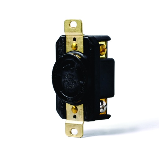 [WIR.03.731] [L14-30R] Tomacorriente Twist-Lock empotrable 30A, 250V, NEMA L14-30R, UL