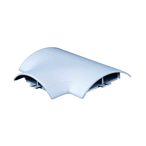 [COM.01.034] [DXN11193] DEXSON Accesorio angulo para canaleta de piso ovalada blanco de 60mm x 13mm
