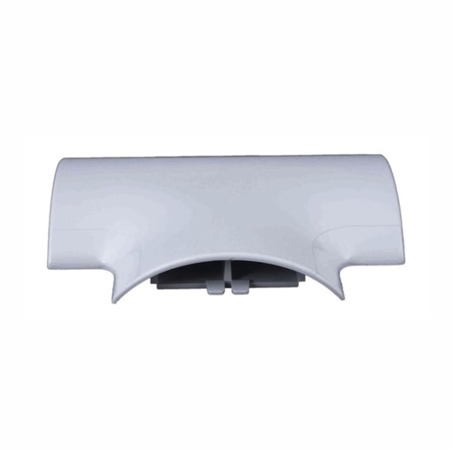 [COM.01.045] [DXN11114] DEXSON Accesorio derivación en "T" para canaleta de piso ovalada gris de 60mm x 13mm