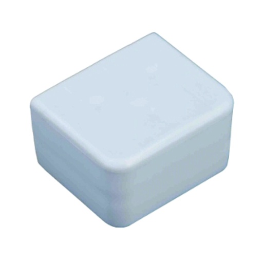 [COM.01.048] DEXSON Tapa final blanco de 10mm x 10mm