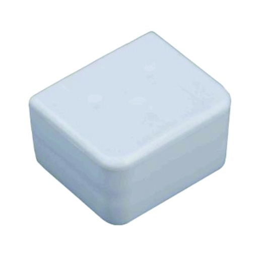 [COM.01.051] DEXSON Tapa final blanco de 20mm x 20mm