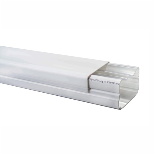 [COM.01.087] DEXSON Canaleta blanca de 60mm x 40mm x 2 metros