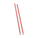 LOUISVILLE FE3112 Escalera de fibra de vidrio 1 sección 12'300lbs