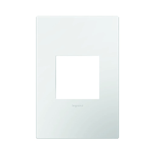 [WIR.04.249] LEGRAND Adorne Placa 1 Gang, 2 módulos, blanco brillante