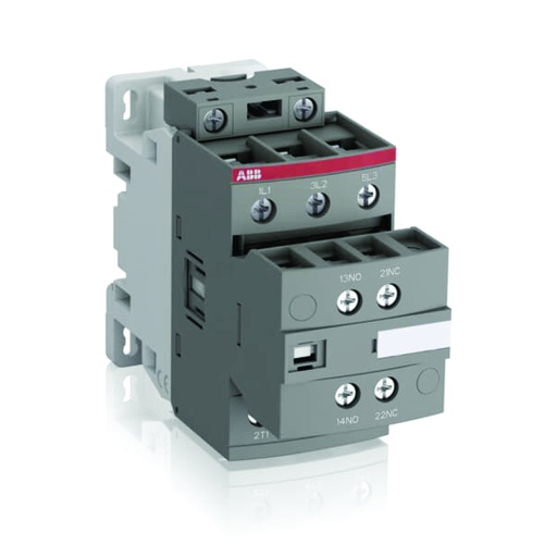 [AUT.01.019] Contactor para riel DIN AF30-30-11-13, 30A, 3P, bobina de 100-250VAC/VDC, 60HZ, 1NO + 1NC