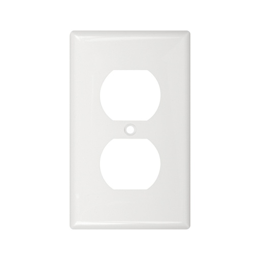 [WIR.03.767] Placa interruptor doble blanco, UL