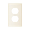 Placa interruptor doble light almond, UL