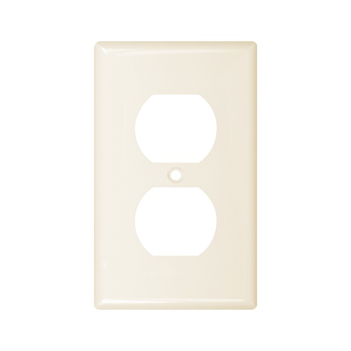 [WIR.03.768] [8821LA] Placa interruptor doble light almond, UL