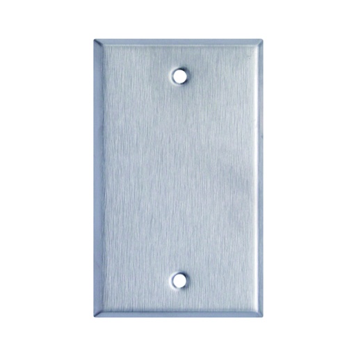 [WIR.03.773] [7701] Placa metálica ciega a 1 Gang, UL