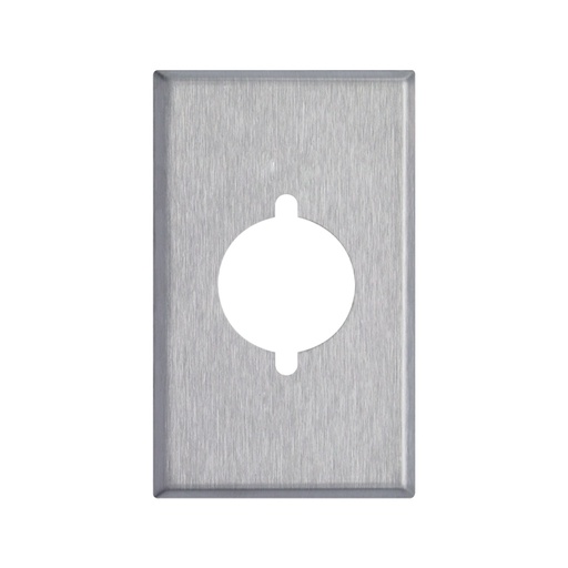 [WIR.03.799] [7771] Placa metálica 2"x4" a 1 Gang para toma 30A/50A, UL