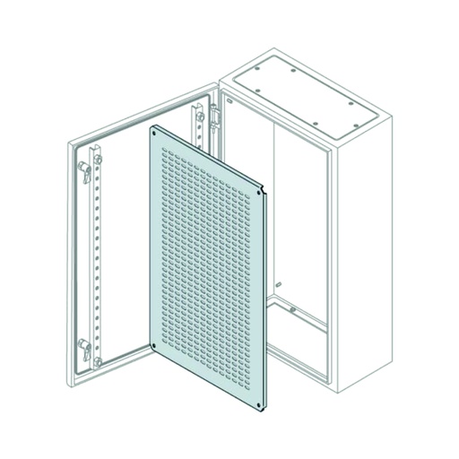 [AUT.03.009] [SR4620] Armario metálico IP55 de 400mm x 600mm x 200mm