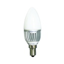 SYLVANIA Bombillo LED tipo torpedo ECO, 3W, 200Lms, 120-277V, 6500K, luz blanca, rosca E14