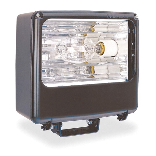 [ILU.01.634] [TFL400SRA2TB] LITHONIA Reflector TFL Flood Light, RA2 TB L/LP, 400W con bombillo de sodio, housing de aluminio negro