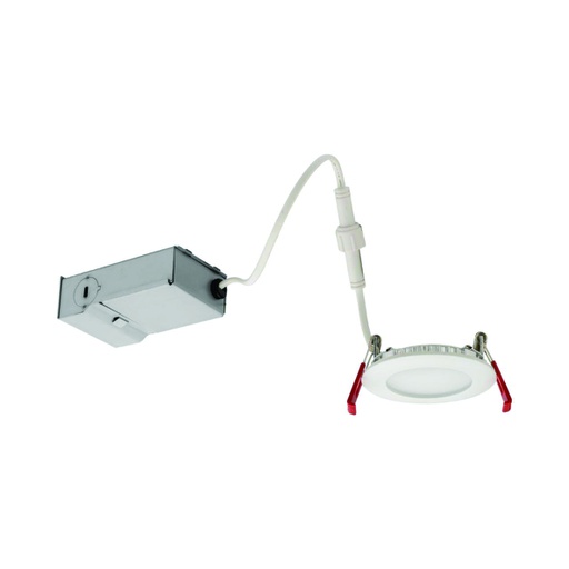 [ILU.01.998] [WF4-5KMW/120V] LITHONIA Spot LED 4" redondo WF4, 120V, 5000K, luz blanca, housing blanco