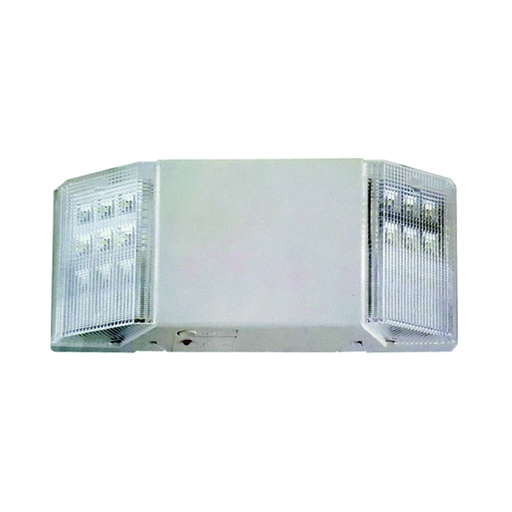 [ILU.06.394] ILUKON Luminaria de emergencia LED Twin, 120/277V, housing blanco, 90 minutos de autonomía
