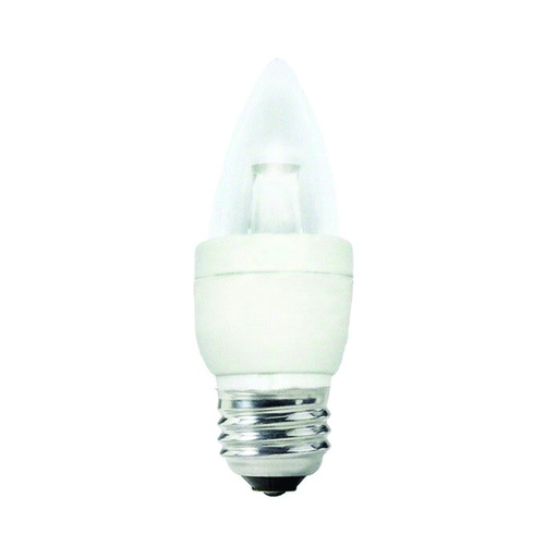 [ILU.06.437] OSRAM Bombillo LED tipo torpedo, 4W, 120V, 2700K, luz cálida, dimeable, rosca E27