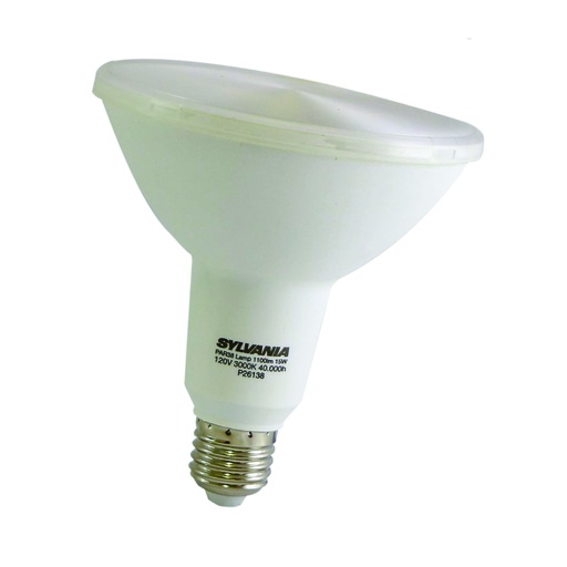 [ILU.06.862] SYLVANIA Bombillo LED tipo reflector PAR38, 15W, 1100Lms, 3000K, IP65, luz cálida