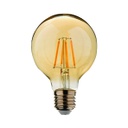 Bombillo LED Vintage G125, 6W, 800Lms, 100-240V, 2700K, 20,000hrs, E27, CE