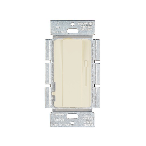 [WIR.03.711] [DND-LED1-1-LA] Dimmer e interruptor para CFL y LED, 120V, 150W, dimeable, 3 way, light almond, UL