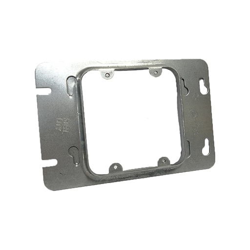 [CAN.01.049] [2GC_UL] Tapadera metálica para caja de 2 Gang T&B