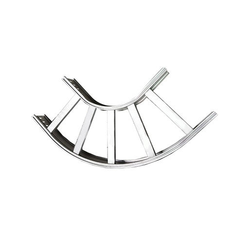 [CAN.11.063] Curva 90 ̊ horizontal para bandeja tipo escalerilla de 12" radio x 12"ancho x 6" alto