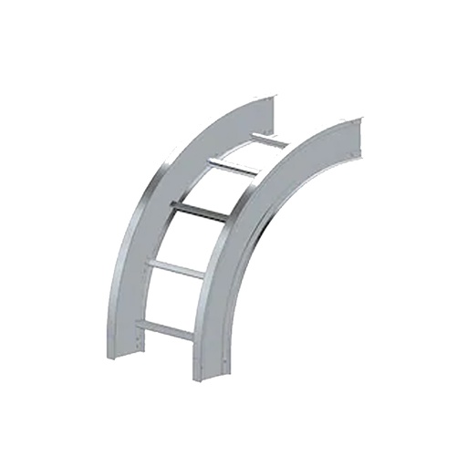 [CAN.11.064] Curva 90 ̊ vertical para bandeja tipo escalerilla de 12" radio x 6"ancho x 12" alto