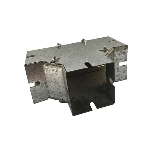 [CAN.11.074] T galvanizada de 2½" para ducto cuadrado