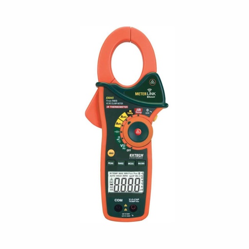 [HER.03.109] [EX845] EXTECH Tenaza amperimétrica TRMS 1000A AC/DC con termómetro infrarrojo