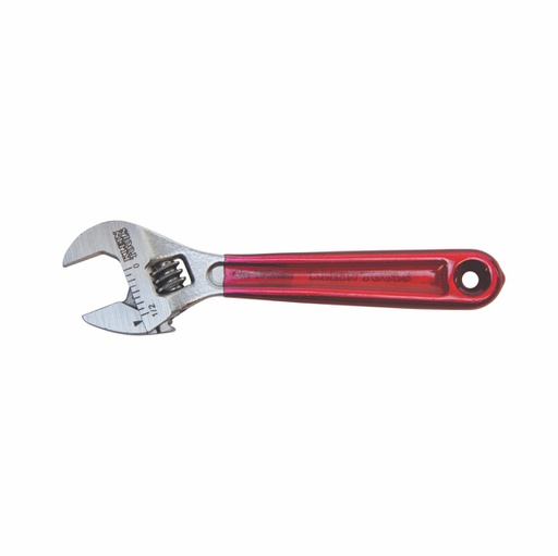 [HER.04.417] [D506-4] KLEIN Llave ajustable No.4 de 114mm con mango de plástico