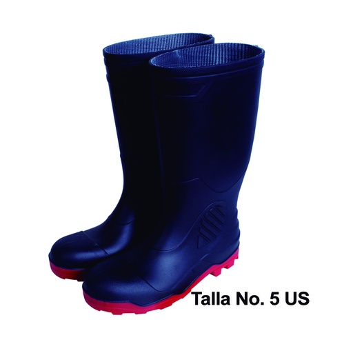 [HER.04.732] SURTEK Botas de seguridad industriales de PVC talla 5 US