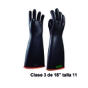 NOVAX Guantes de protección de hule 18", clase 3, hasta 26500Vac, talla11