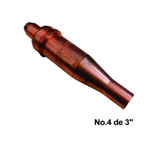 [HER.08.004] [4-1-101] Boquilla recta de corte para acetileno # 4 de 3"