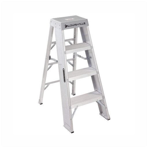 [HER.09.006] [AY8004] LOUISVILLE AY8004 Escalera de fibra de vidrio tipo "A" 4' 300lbs