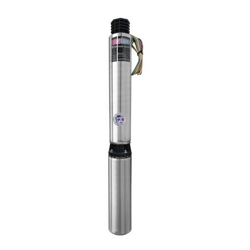 [BOB.01.073] [S15P4JP10231-02] Bomba / motor sumergible de 4", 1 HP, 230V, 15 GPM, monofásico, descarga de 1¼"