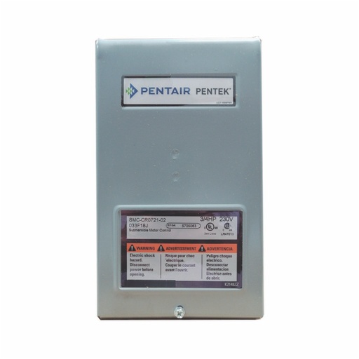 [BOB.01.081] [SMC-CR0721-02] Caja de control para bomba sumergible de ½ HP, 0.37kW, monofásico, 230V