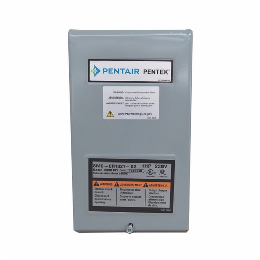 [BOB.01.082] [SMC-CR1021-02] Caja de control para bomba sumergible de 1 HP, 0.75kW, monofásico, 230V